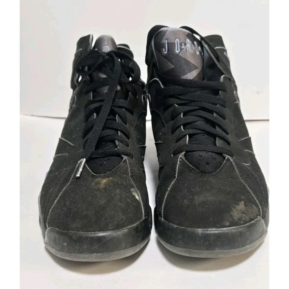 Air Jordan 7 Retro Chambray Black Blue High TopBasketball Sneakers RESTORATION
